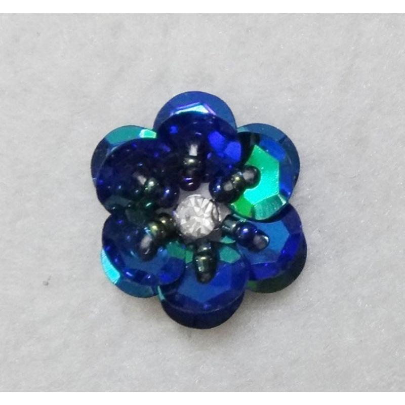 Hand-Sewn Sequin Flower Patches for Clothing, Hats, Bags, and Hair Accessories
