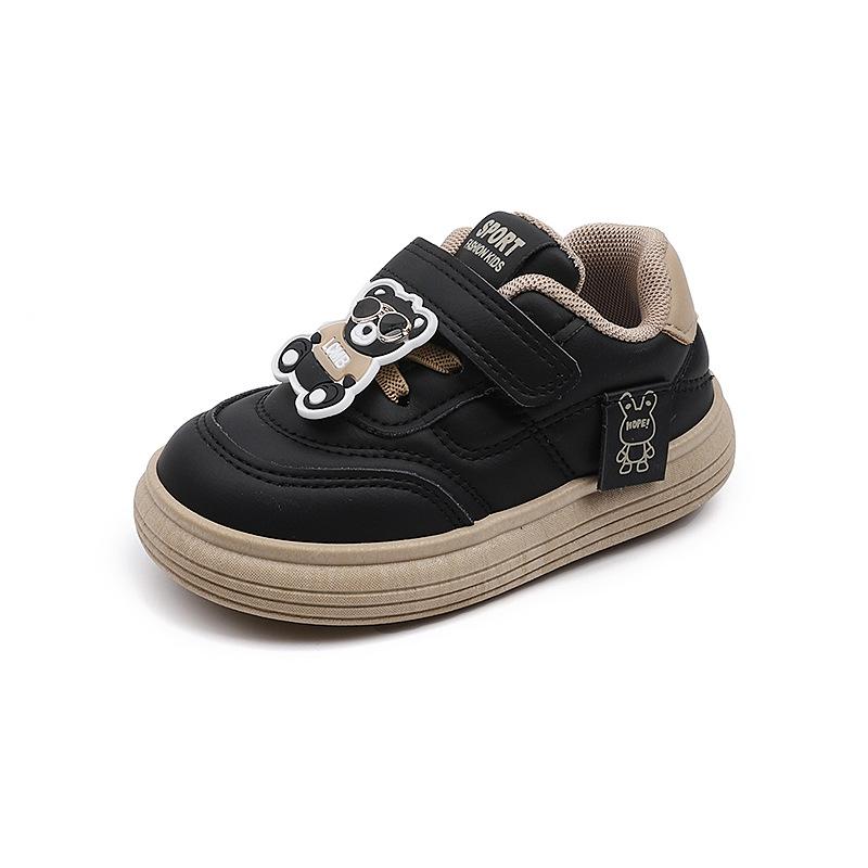 Frühlings- und Herbst-Jungen- und Mädchen-einfarbige, vielseitige Cartoon-Sportschuhe mit weicher Sohle