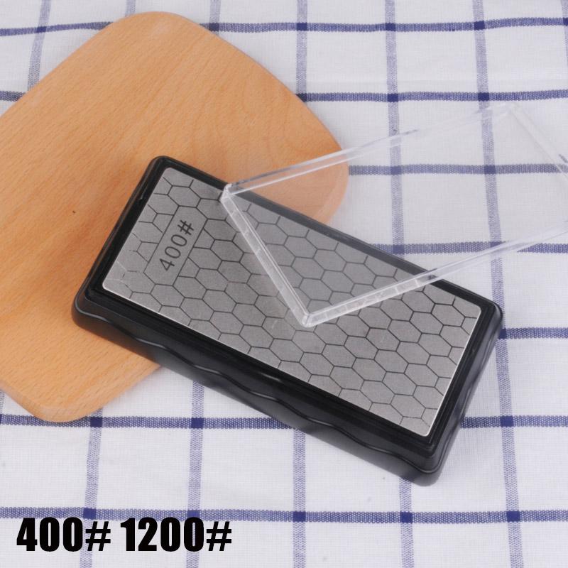 400 1000 1200 Grit Diamond Kitchen Knife Sharpener Professional Sharpening Stone Sharpening for a Knife Fine and Coarse Grinding