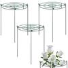 3 Pieces Peony Cages and Supports Peony Support Frame Plant Support Stakes Supports Hoops for Tomato Flopping Flowers Vegetables