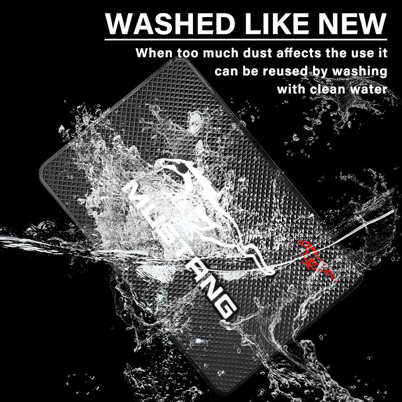 1Pcs Car Anti-Slip Pads Dashboard Phone Holder Sticky Mats Accessories For Ford Focus Mk2 Mk3 Fiesta Ranger Mondeo S-MAX Kuga Mustang