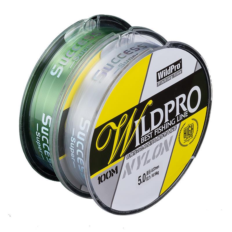 Nylon Fishing Line 100m | High-Strength Transparent Monofilament | Sea Rod Main/Sub Line (as the picture,100m&1.5)