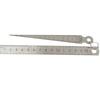 Depth Ruler Ruler Taper Feeler Gauge Gage Stainless steel 1-150mm Silver