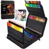 Colored Professional Grade Soft Ideal for Coloring Books and Painting for and Artists Storage 180-Color Oil-Based Pencils, Lead, Children, Adults,
