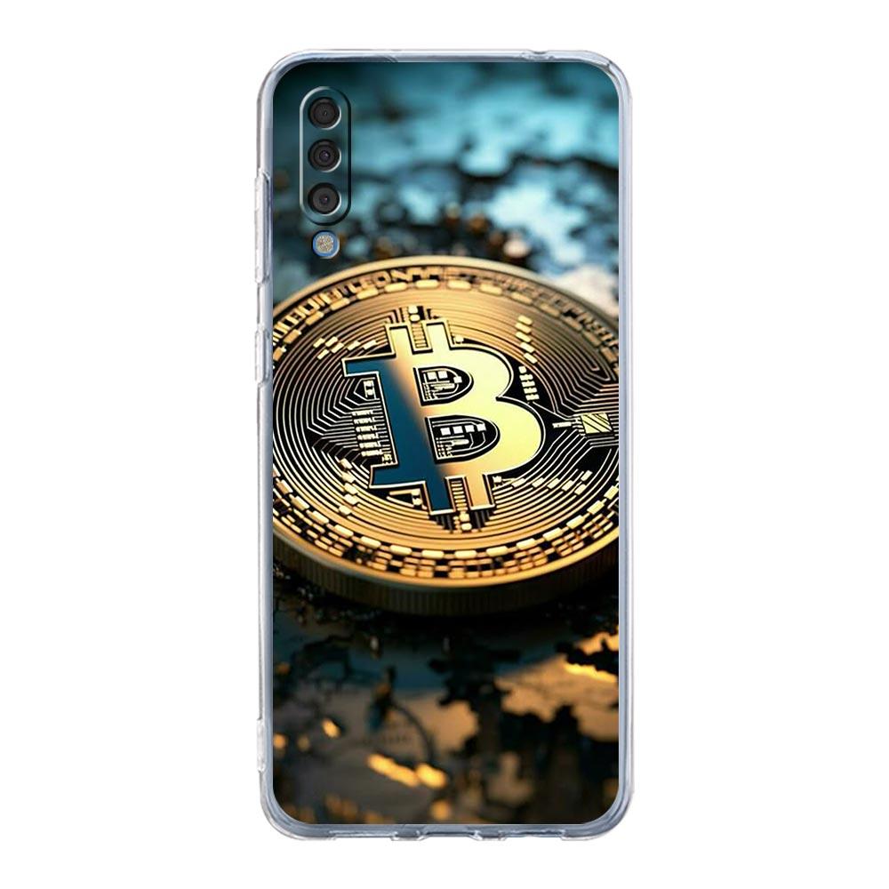 Phone Case For Samsung A56 A36 A26 A16 A14 A12 A22 A32 5G A34 A42 A52 A54 A50 A70 A40 A20E A20S A04S A06 Cover Luxury Bitcoin B