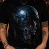 Gothic Vampire Castle Horror T-Shirt, Dark Dracula Style Tee