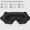 Breathable Blackout Sleep Eye Mask Soft Padded Sleeping Eye Mask 3D Eye Mask  Side Sleepers