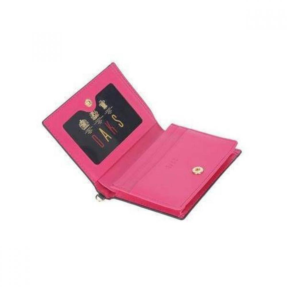 Daks Black Contrast Decorative Card Wallet Dcwa4e012bk