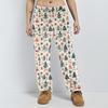 Pajama Pants Sleepwear Casual Drawstring Elastic Waist Pants Comfy Straight Yoga Loose Trousers