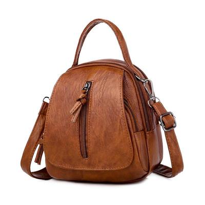 Functional Girls Crossbody Phone Purse Bag Chic & Organized Crossbody Purse with Multiple Dividers Shoulder Bag for Girl  Brown