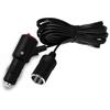 Car Cigarette Lighter Extension Cord with On/off- Button Max180W for Car Chargers, Vacuum Cleaners, Fans, LED Lights,