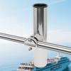 1/2 pièces accessoires de bateau support de canne à pêche pince Rail de montage latéral bateau marin canne en acier inoxydable