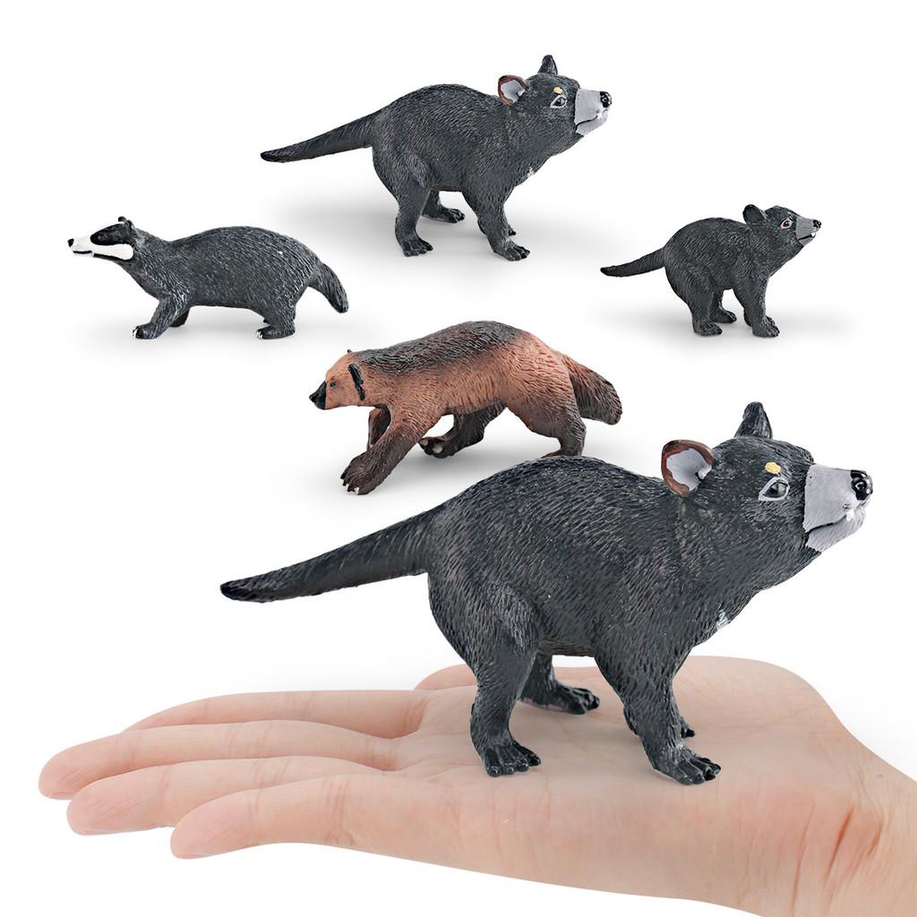 Eurasian Badgers Pvc Wildlife Figure For Kids Learning And Nature Decor