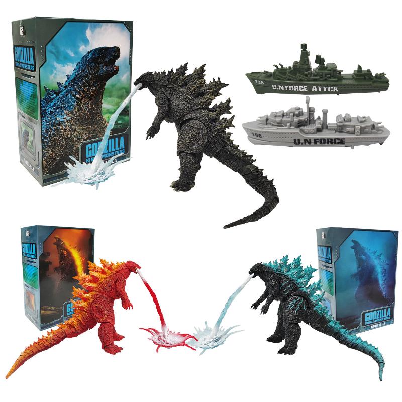 16CM Atoombom Shin Gojira Godzilla Koning der Monsters Godzilla Geëvolueerde Versie Roze Blauw Oranje Zwart Achterkant Actiefiguur Model