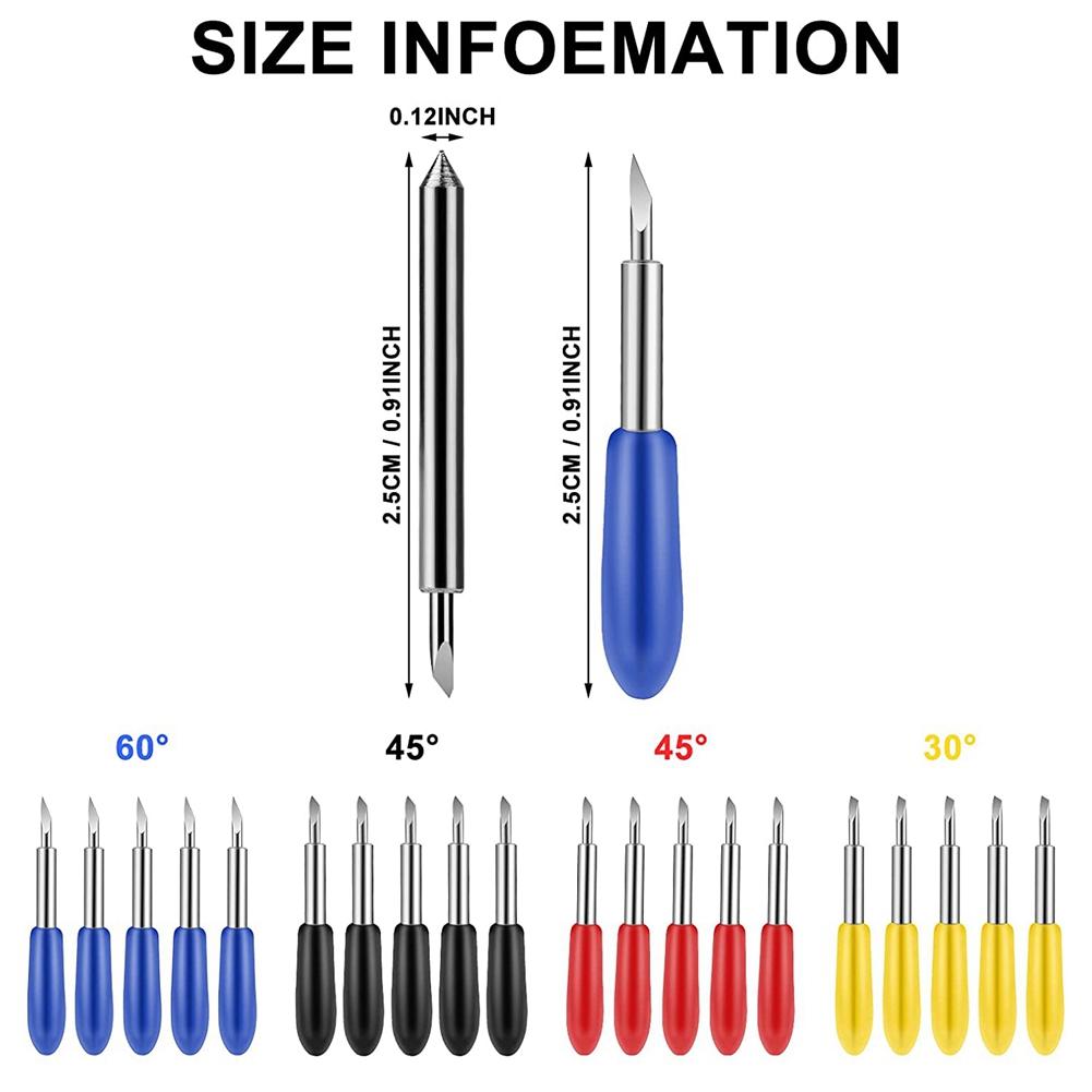 A84X-Cutting Blades For Explore Air/Air 2 Maker Cutting Blades Fine Point Blade Tool For Vinyl Fabric Cutting Machine