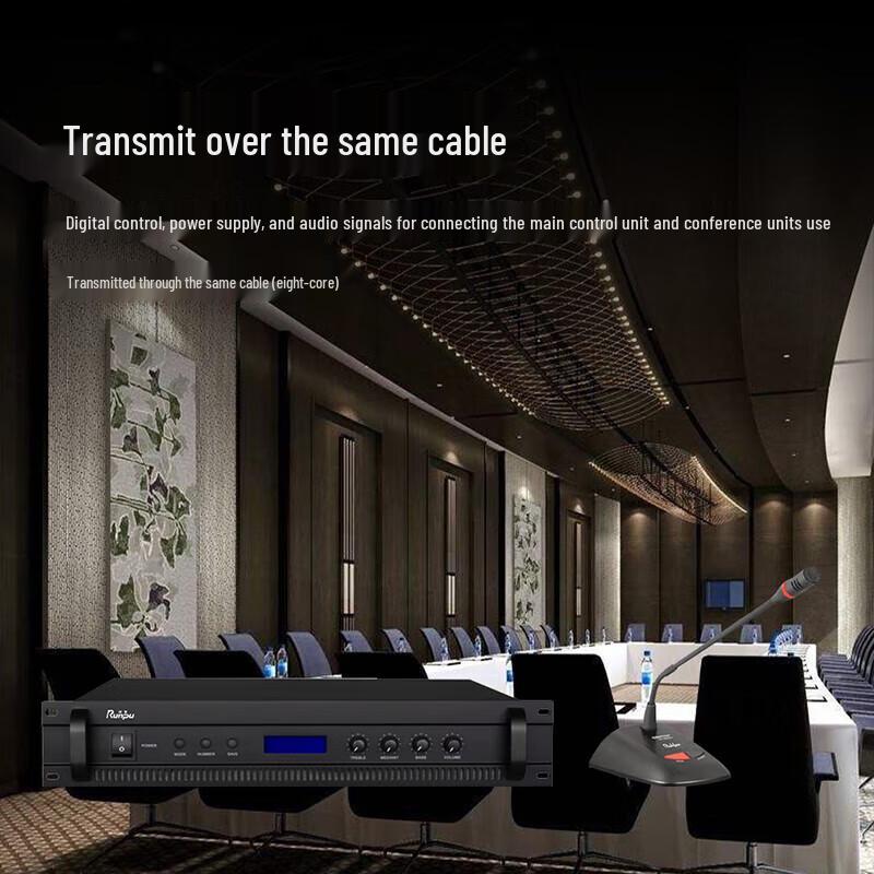 Runpu Wired Gooseneck Microphone Conference System (CN version)