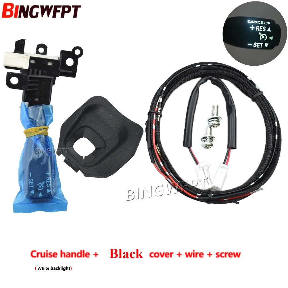 With White Backlight Cruise Control Switch 84632-34011 45186-0G030 For Toyota Land Cruiser Prado GRJ150L 10-13 GRJ152 2015-2017