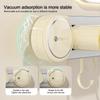 Bathroom Mop Broom Storage Rack Multi Functional Suction Cup Wall Mounted Non Perforated Storage Rack Living Room