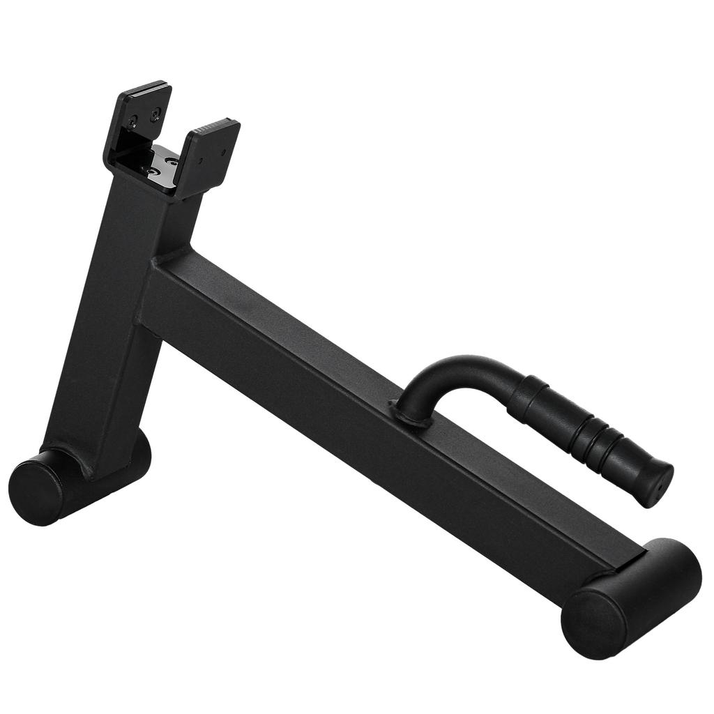 Deadlift Barbell Jack with Non-Slip Handle, for Weight Training - Black
