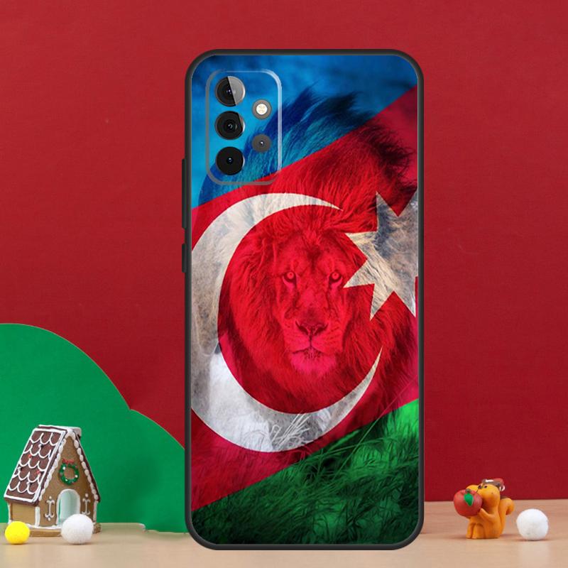Azerbaijan Buta Flag Case For Samsung Galaxy A36 A56 A06 A13 A53 A32 A12 A22 A52 A35 A17 A16 A55 A15 A54 A34 A14