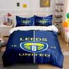 Modello logo Leeds United. Set lenzuola Set copripiumino Copripiumini Federe(1*Copripiumino 2*Federe senza imbottitura piumone)