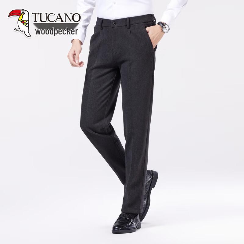 TUCANO Men s Straight Fit Casual Trousers 38