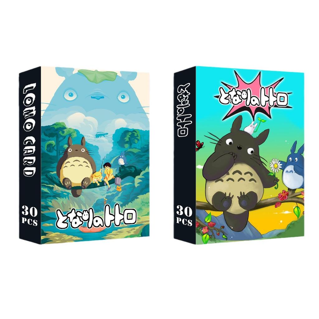 Studio Ghibli My Neighbor Totoro 30 Double-Sided Mini LOMO Cards - Movie Stills Collection Postcards