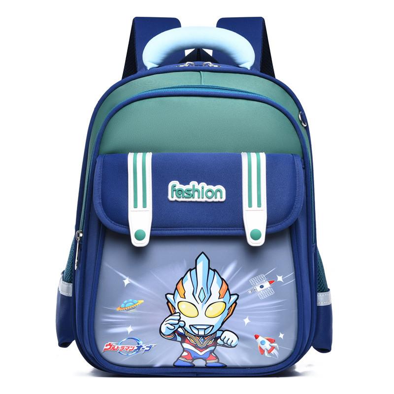 Cartoon Kuromi Ultraman Pattern Kids School Backpack For Elementary Students With Lightweight Oxford Fabric