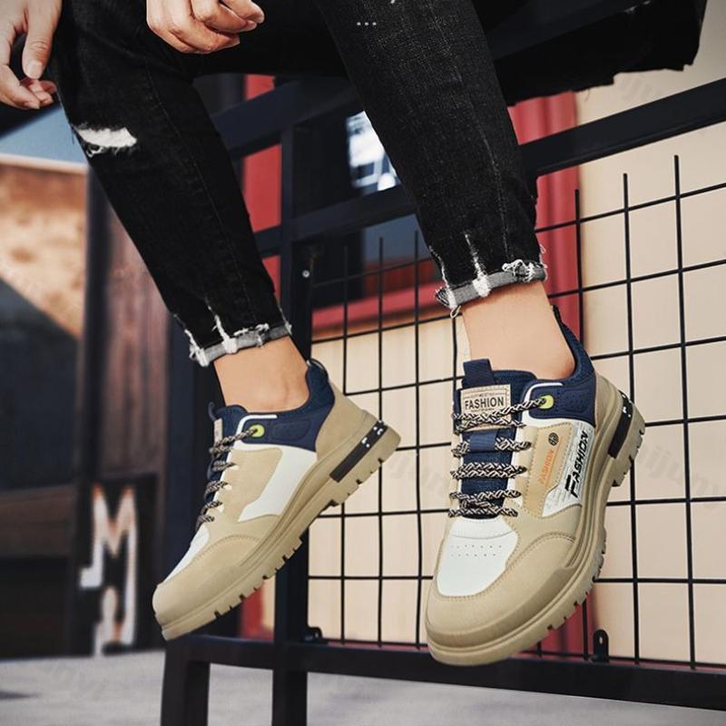 Herren-Arbeitsschuhe 2026 Neue Herbst-Wasserdicht Rutschfest Höhenverstellbar Freizeit-Schuhe Bequem Mode Vintage Outdoor-Sneaker