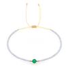 Trendy Deep Blue & Gold Rice Bead Pearl Hand Bracelet: Niche Design Women's Fashion Accessory
