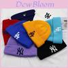 Knit Beanie Hat For Women Men With Letter Breathable Acrylic For Casual Winter Wear
