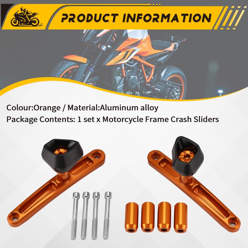 AUTO Motorcycle Accessories For 1390 SUPERDUKE R 2024 1290 SUPER DUKE R - Frame Crash Sliders Protection Pads