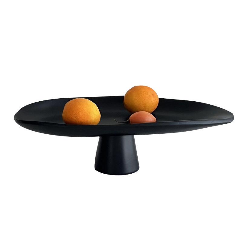Desktop Storage Container Geometric Fruit Bowl Tray Desktop Storage Container Resin Handicraft Home Decoration Accessories