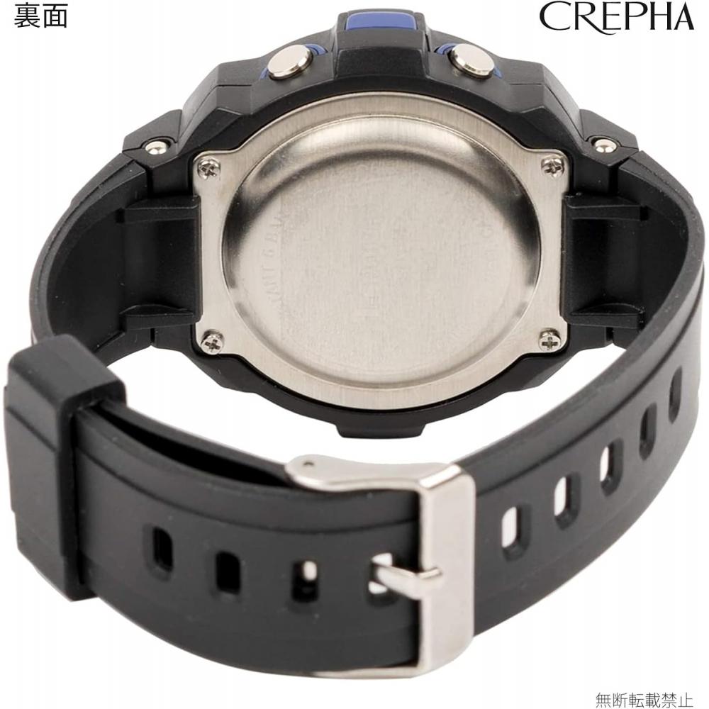 Crepha DigiTal T SporTS waTch waTerproof STopwaTch Large Screen Men S MoDel TS D