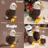 Animal Plush Toy Bald Eagle Figurine With Pp Cotton Filling For Collectors And Kids