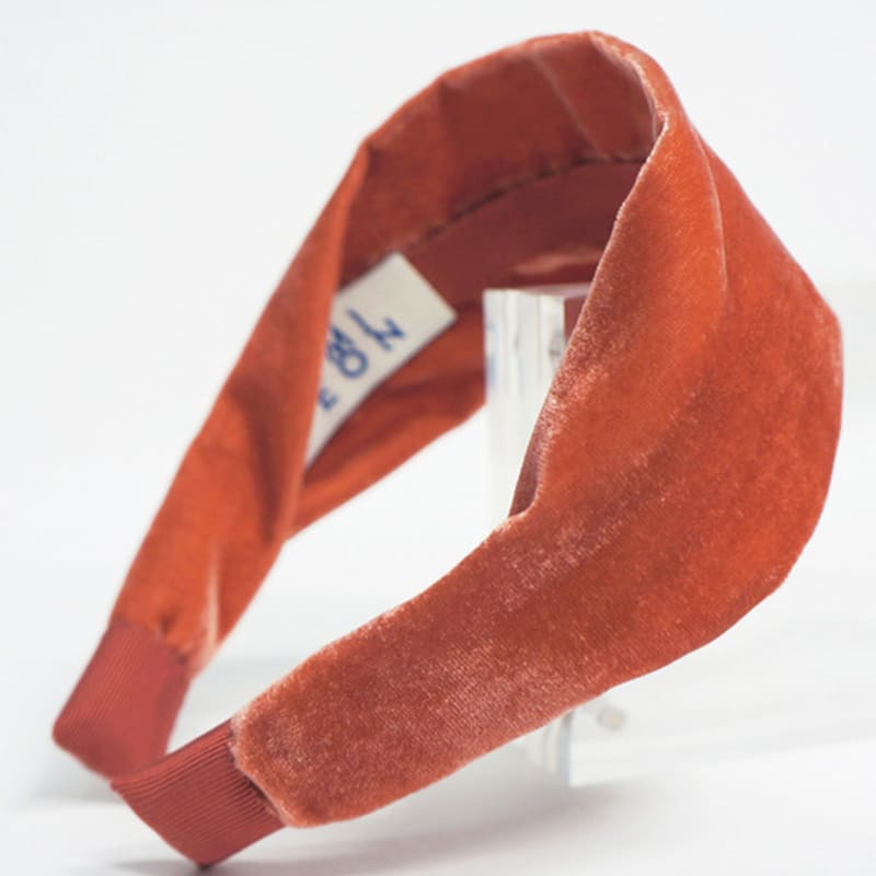SAIMI JEON SAIMI SIGNITURE HAIR BAND cooper orange