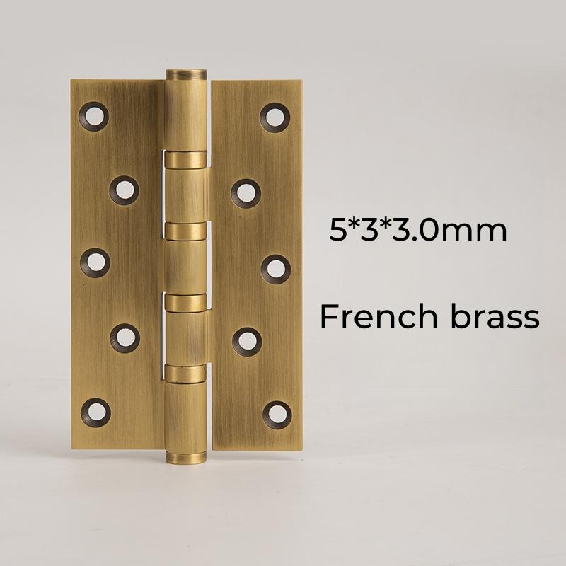 Solid Brass Butt Hinge 4 Inch Door Hinge 5 Inch Heavy Duty Hinge Quiet Bearing Hinge Antique Thick Hinge