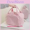 Urban Minimalist Velvet Travel Makeup Bag With Large Capacity For Women And Men