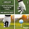2 Pièces Tiges de Golf Réglables Outil de Hauteur Tiges de Précision Régleur de Hauteur Dispositif de Mesure de Hauteur pour un Swing Constant