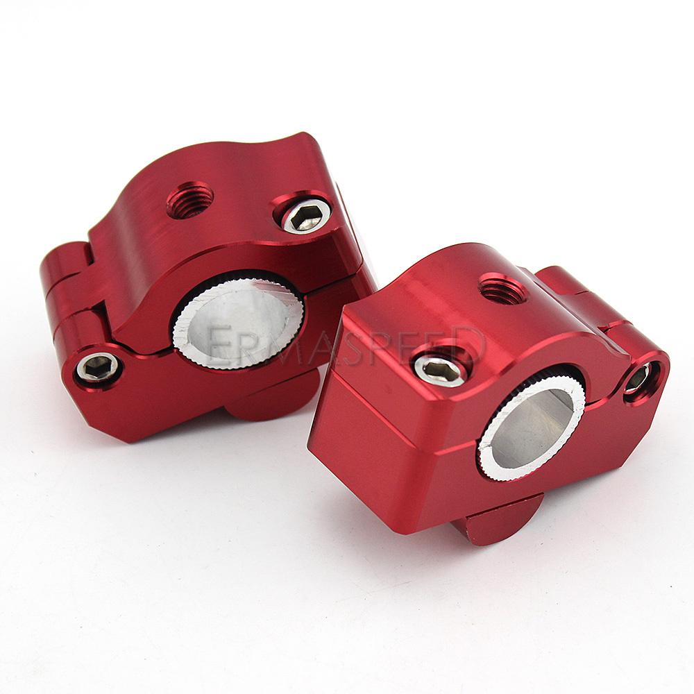 CNC Aluminum Motorcycle Handlebar Risers Universal 22mm 28mm Handle Bars Heightening Riser Mount Clamp For Dirt Bike MT09