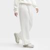 Fila FW23 New Knit Long Pants Simple Loose Commuter Wide Leg Casual Pants Women Bottoms Cloud-Mushroom-White F11W349603F-WT