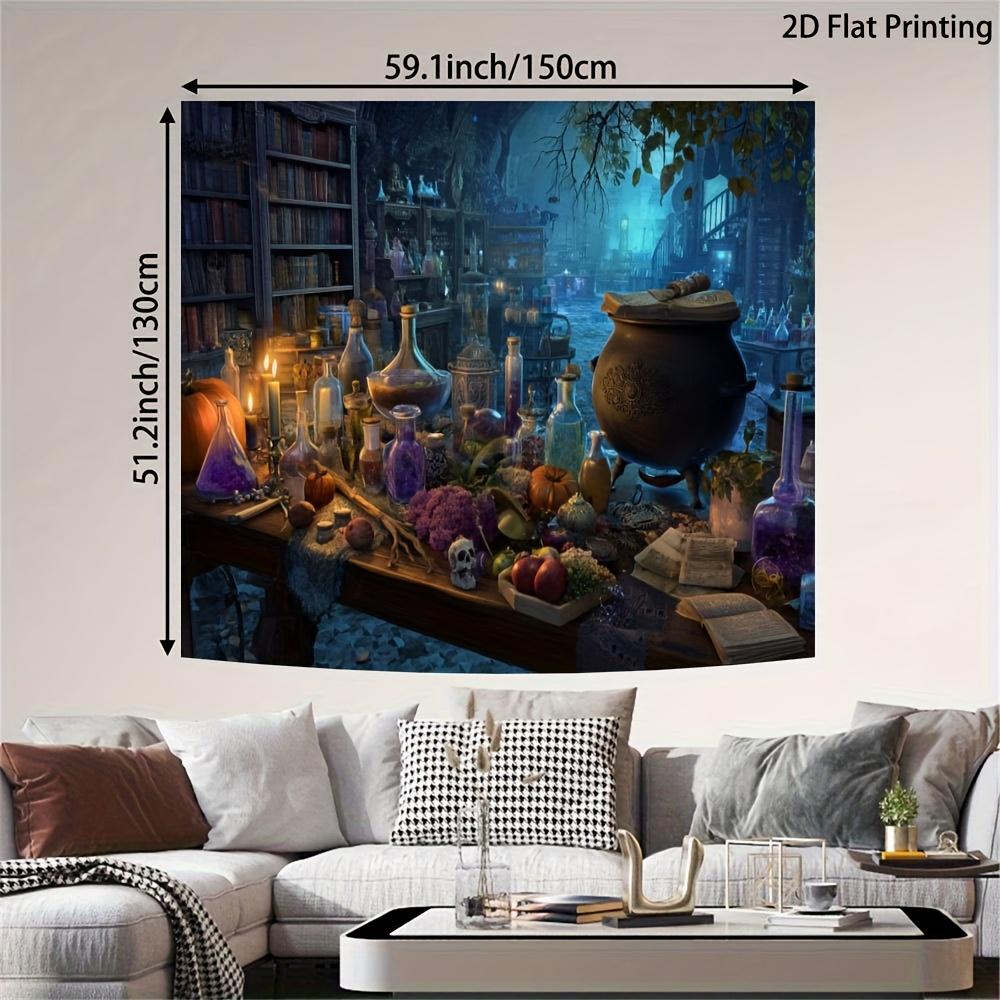 2D Plane, 2D Banner, 1 Charming Witch Pharmacy Background - with Cruciblezyc