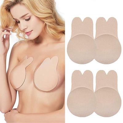 Reusable Women Breast Petals Lift Nipple Cover Invisible Petal Adhesive Strapless Backless Stick On Bra Silicone Breast StickersMakeup