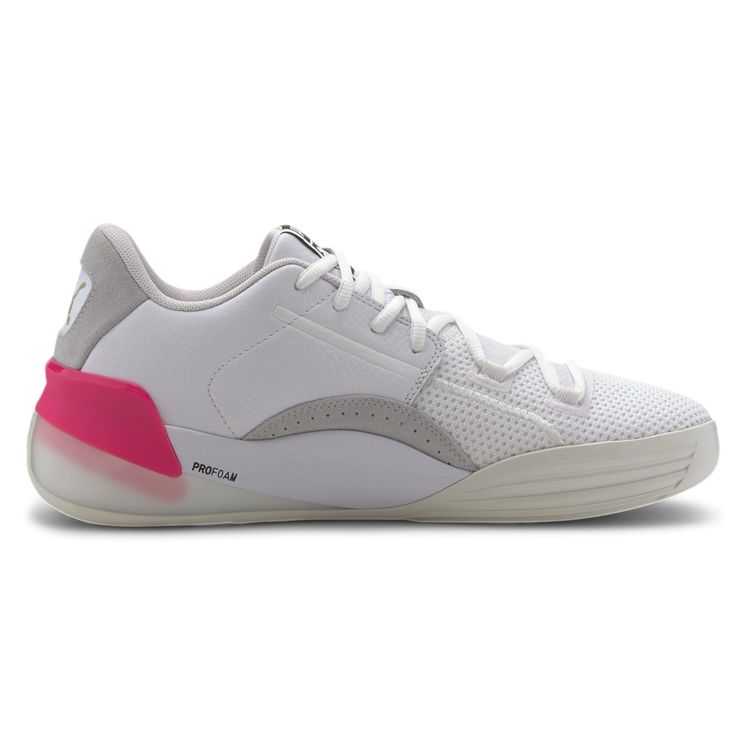 Puma Clyde Hardwood Pink Glow Unisex Sneakers Puma-White 193663-03