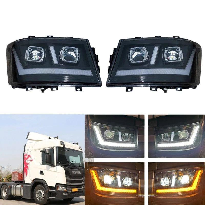 Scania Truck LED Headlight Assembly for 540s G500: Front Headlight Modification Accessory