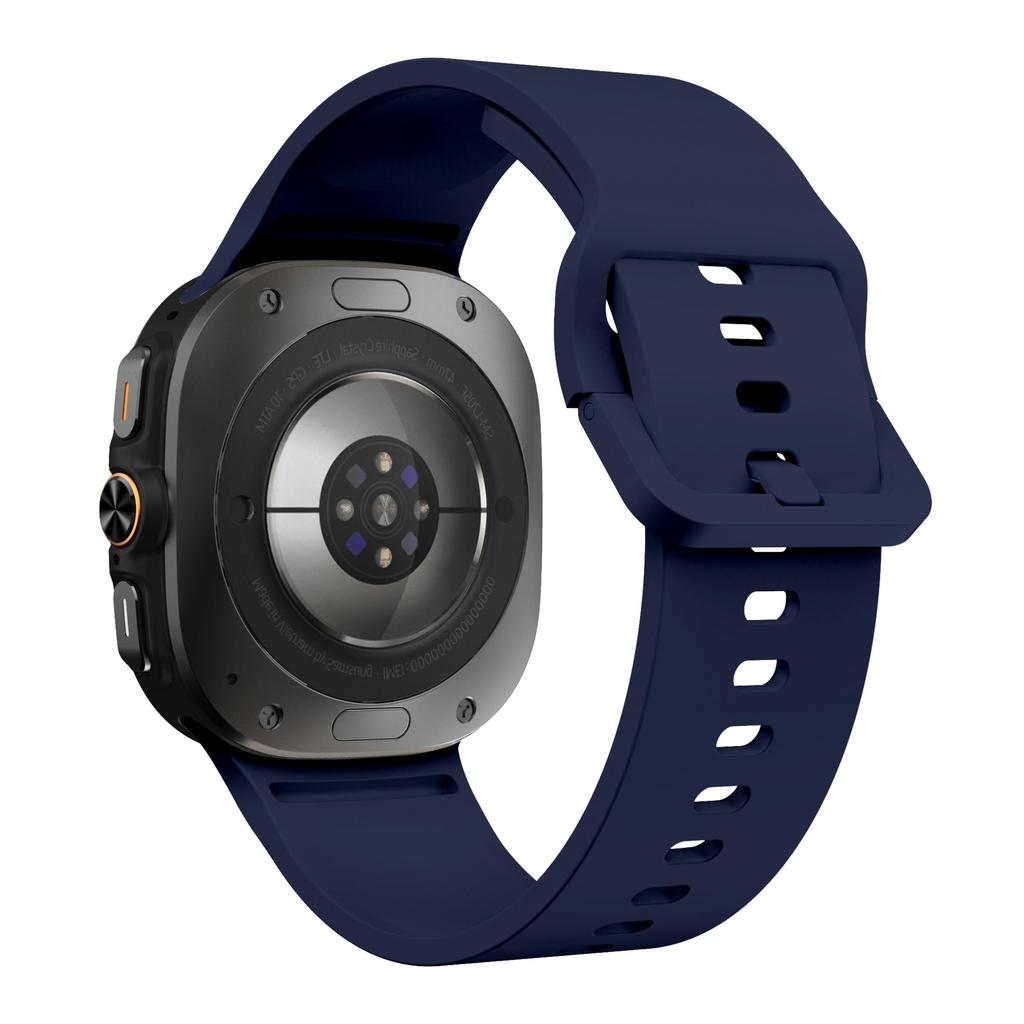 Soft Silicone Band For Samsung Galaxy Watch Ultra Strap 47mm Accessories Sports Bracelet Correa Galaxy Watch 7 Ultra 47mm Belt