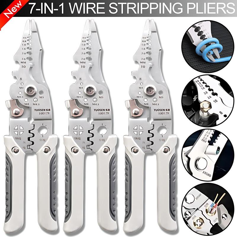 Electrical Wire Crimper Cable Cutter Adjustable Automatic Wire Stripper Tool Electrician Multi-Purpose Stripper Crimping Pliers