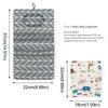 Cartoon Pattern Baby Diapers Storage Pouch Portable Foldable Stroller Storage Bags Multi-Compartment Large Capacity