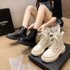 British style women's lace-up lightweight outdoor hiking mountaineering non-slip sports casual non-fatigue foot Martin boots