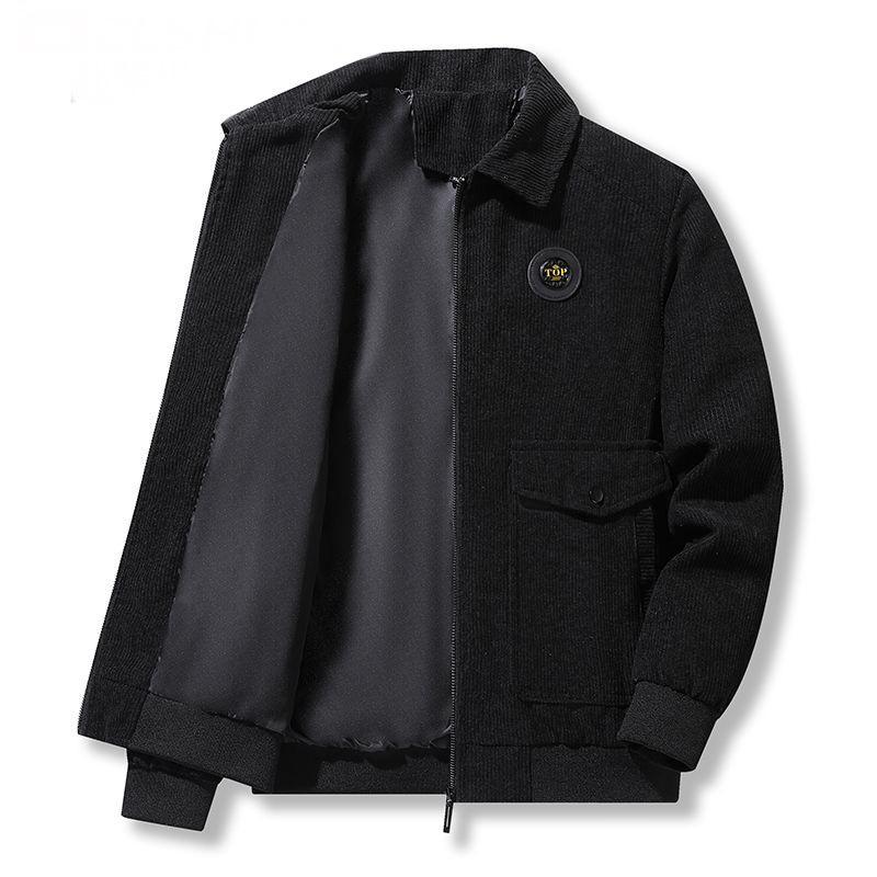 Coat Men's Autumn and Winter New Coat Clothes Men's Tooling Lapel Casual Jacket Men's Clothing